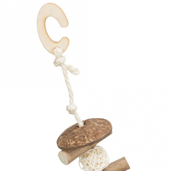 Trixie Knabberschaukel, Kokosnuss/Holz/Rattan – Bild 3