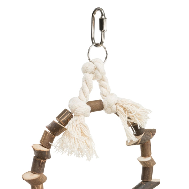 Alternative view of Trixie Naturholz-Schaukel - Klein