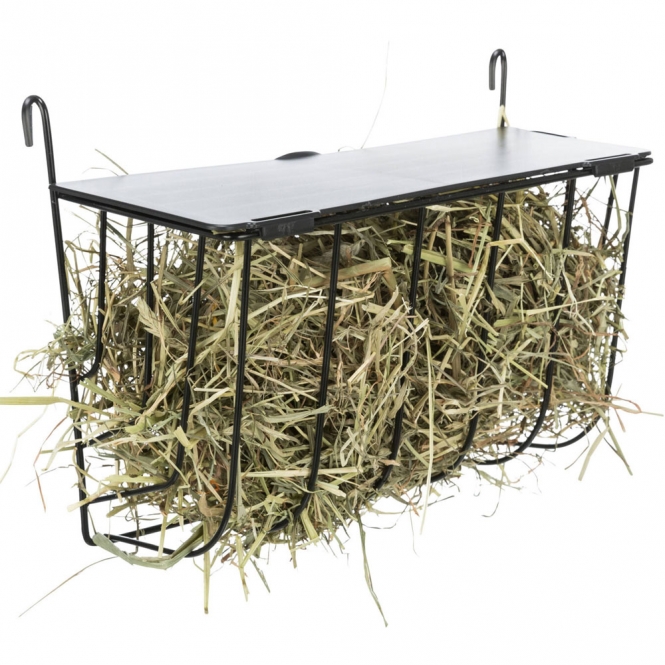 Trixie Heuraufe zum Einhängen mit Deckel - 25 × 18 × 12 cm – Bild 4