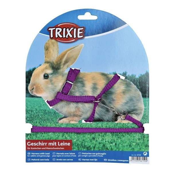 Trixie Kleintier-Garnitur mit Leine - 8 mm – Bild 3