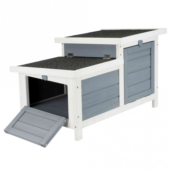 Trixie Natura Kleintierhaus - grau/weiß – Bild 4