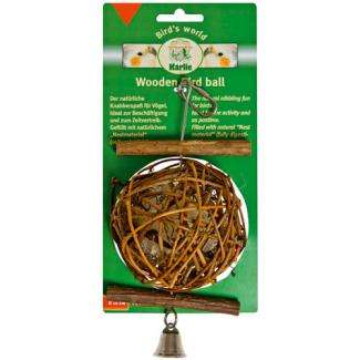 Alternative view of Karlie Wooden Bird Ball - 10 cm