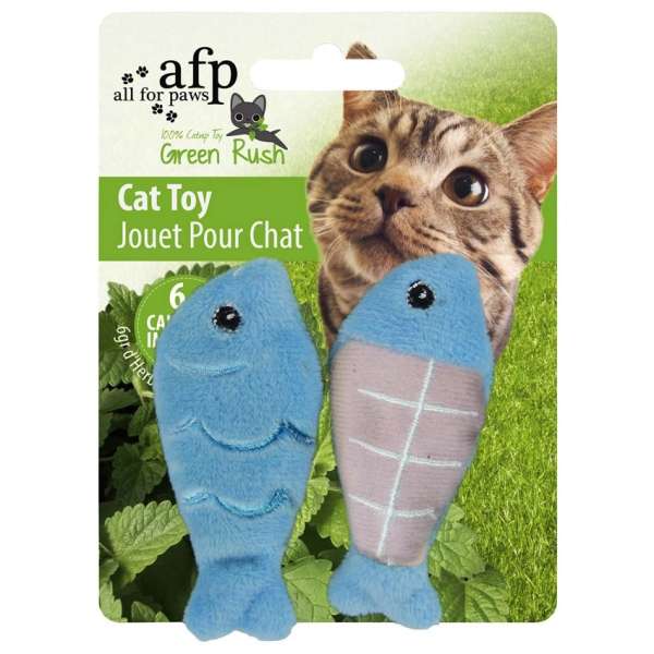 All for Paws Green Rush Fische 2 Stück – Bild 2