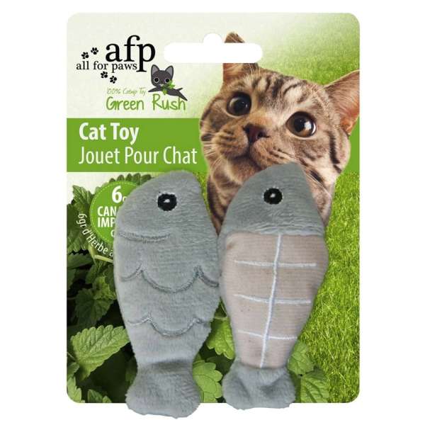 All for Paws Green Rush Fische 2 Stück – Bild 3