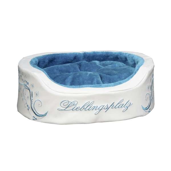 Kerbl Kuschelbett LIEBLING - Blau - 55 x 40 cm – Bild 2