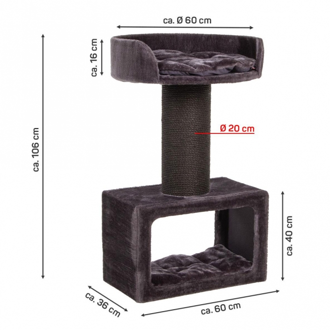 CanadianCat® Kratzbaum Carleton - anthrazit – Bild 2