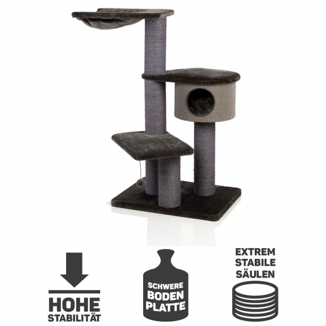 CanadianCat® Kratzbaum Coony 130 - grau – Bild 3