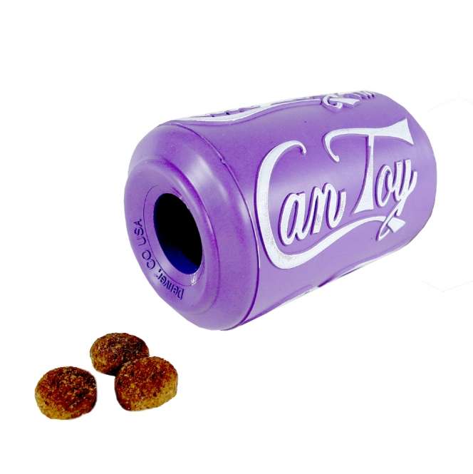 Alternative view of Can Toy Medium aus Naturkautschuk - made in USA - Lila