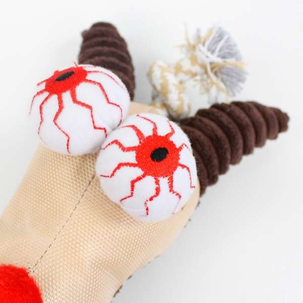 Hundespielzeug Ziegen Kopf – Bild 2