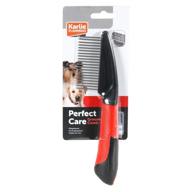 Alternative view of Karlie Flamingo Professional Kamm mit rotierenden Zinken - Weiter Zinkenabstand