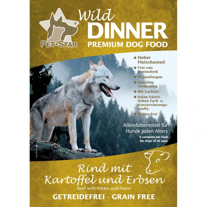 Alternative view of Wild Dinner Rind - Getreidefrei - 3 kg
