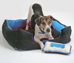 Pet-Star Bett/Kissen OHIO, 72 cm - Hellblau – Bild 2