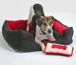 Pet-Star Bett/Kissen OHIO, 72 cm - Rot – Bild 2