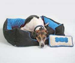 Pet-Star Bett/Kissen OHIO, 72 cm - Hellblau – Bild 3