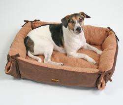 Pet-Star Bett/Kissen NEVADA, 72 cm - Braun – Bild 2
