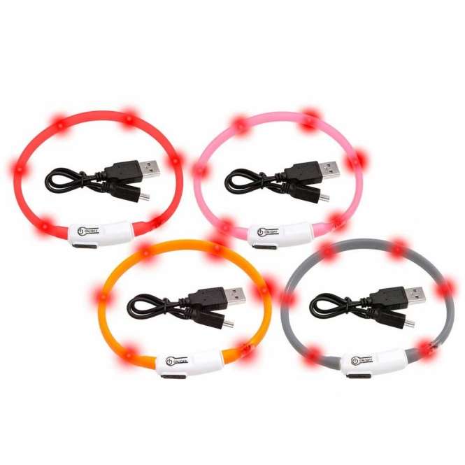 Alternative view of Karlie Visio Light Cat LED-Schlauch mit USB - Rot