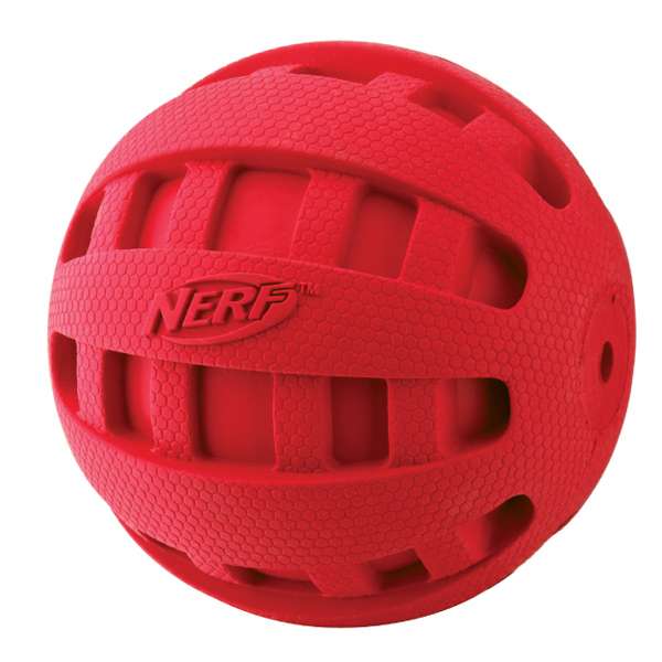NERF DOG Squeak Checker Ball - Medium – Bild 2