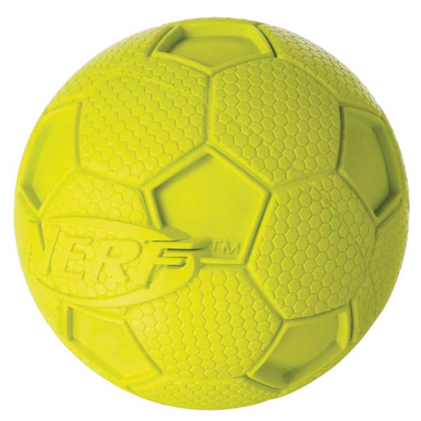 Nerf Dog Squeak Soccer Ball - Groß - 10 cm – Bild 2