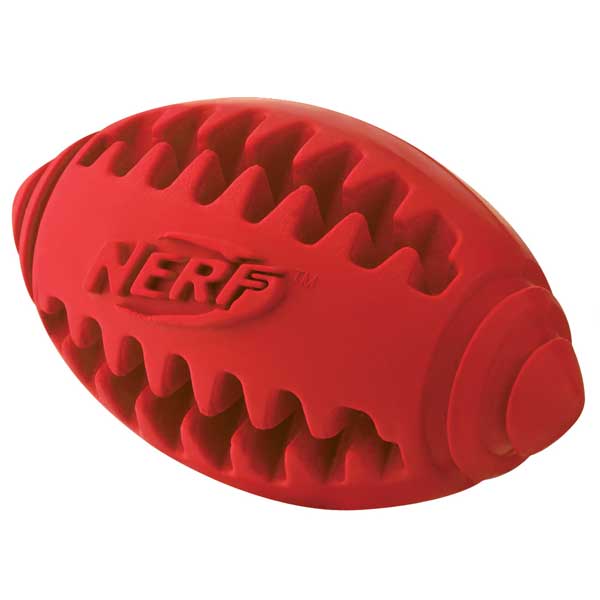 NERF DOG Teether Football zur Zahnpflege - Klein – Bild 2