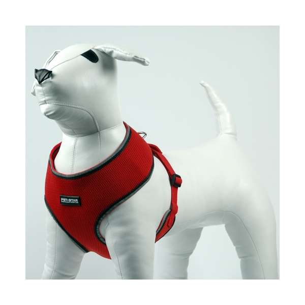 Alternative view of Pet-Star Softgeschirr / Netzgeschirr - Rot - XL